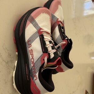 La Sportiva Trail Running Shoes in White, Pink & Black